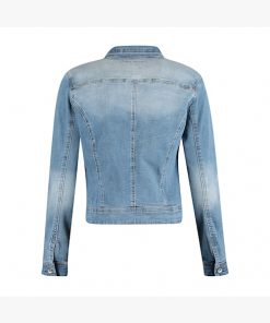 Red Button Jackie Denim Jacket Light Stone