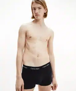 Calvin Klein 3 Pack Low Rise Trunks Black