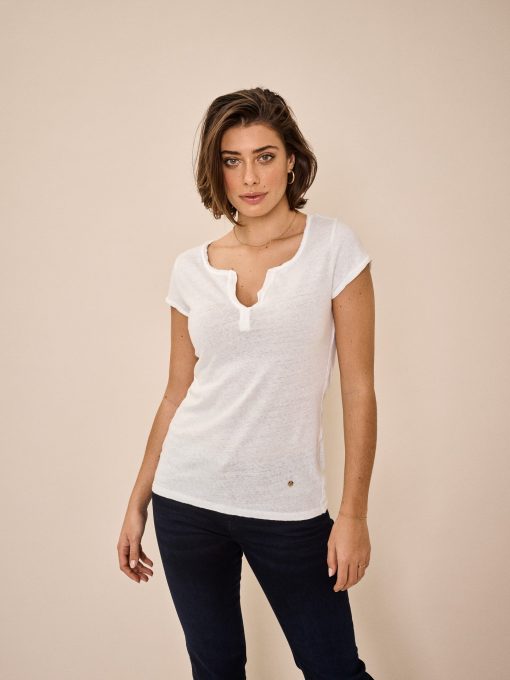 Mos Mosh Troy Tee SS White