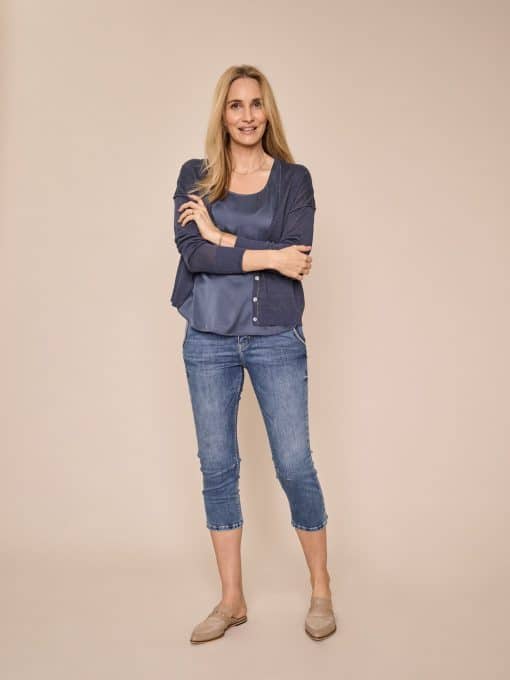 Mos Mosh Etta Novel Jeans Blue