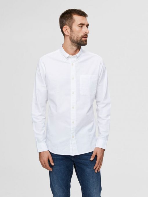 Selected Homme Rick Flex Shirt White
