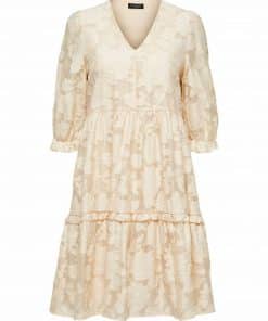 Selected Femme Sadie 3/4 Dress Sandshell