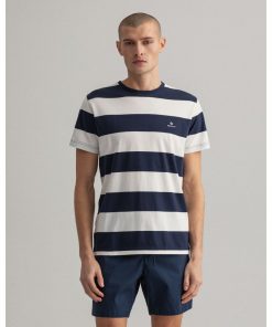 Gant Barstripe T-shirt Eggshell