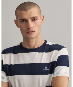 Gant Barstripe T-shirt Eggshell
