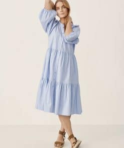 Part Two Hasita Dress Brunnera Blue