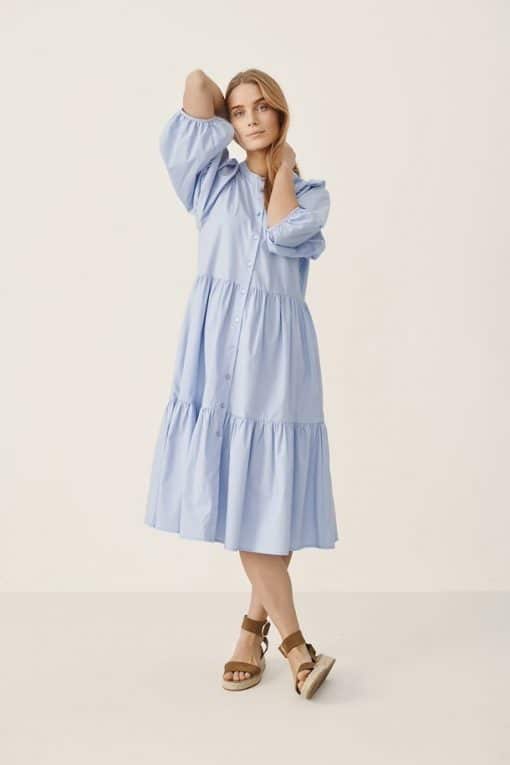 Part Two Hasita Dress Brunnera Blue