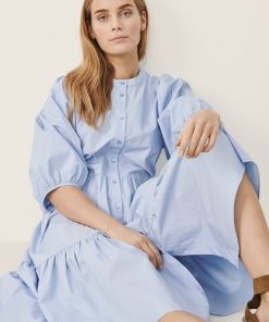 Part Two Hasita Dress Brunnera Blue