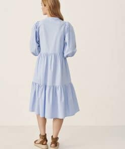 Part Two Hasita Dress Brunnera Blue