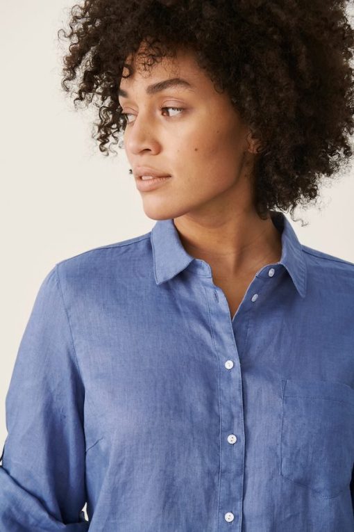 Part Two Cindies Shirt Colony Blue