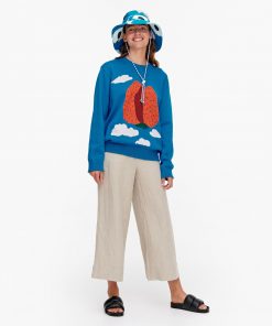 Marimekko Pilvinen Mansikkavuoret Pullover Blue