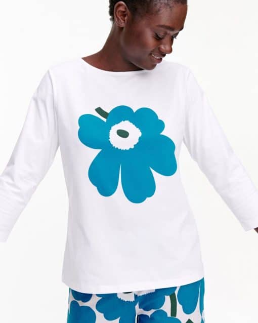 Marimekko Ilma Unikko Placement T-shirt White