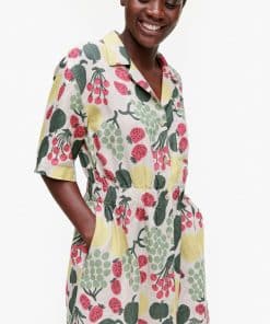 Marimekko Herkku Pieni Tori Dress Yellow