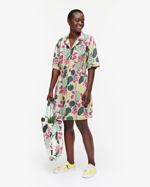 Marimekko Herkku Pieni Tori Dress Yellow