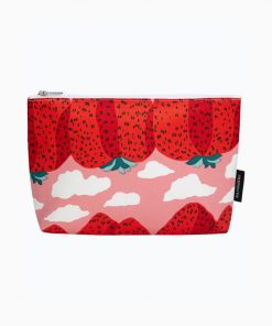 Marimekko Relle Mansikkavuoret Cosmetic Bag Red