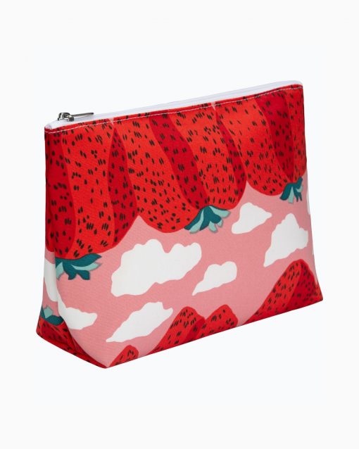 Marimekko Relle Mansikkavuoret Cosmetic Bag Red