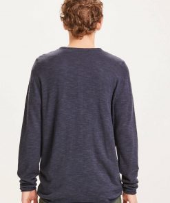 Knowlwdge Cotton Apparel Forrest O-neck Tencel™ Knit Total Eclipse