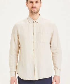 Knowledge Cotton Apparel Larch Linen Shirt