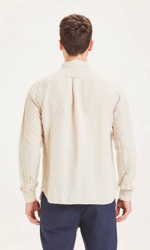 Knowledge Cotton Apparel Larch Linen Shirt