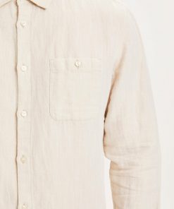 Knowledge Cotton Apparel Larch Linen Shirt