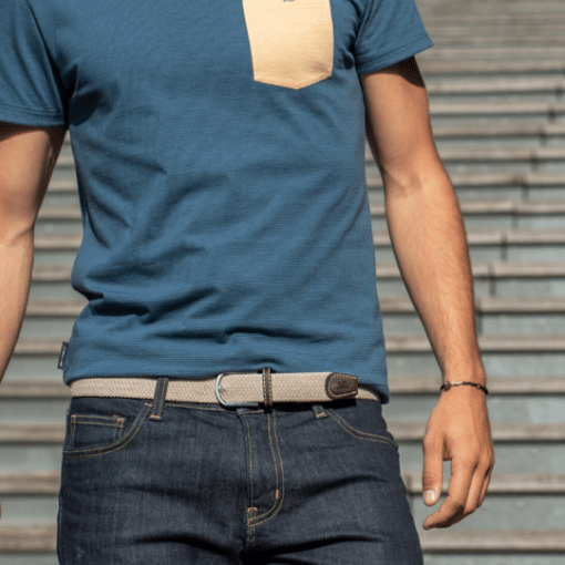 Billybelt Elastic Woven Belt Sandy Beige