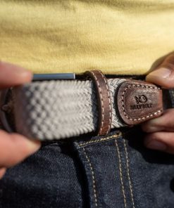 Billybelt Elastic Woven Belt Sandy Beige
