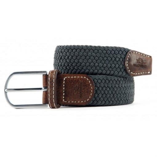 Billybelt Elastic Woven Belt Flannel Grey