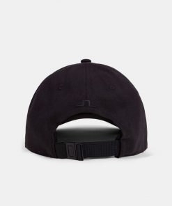 J.Lindeberg Elijah Linen Cap Black