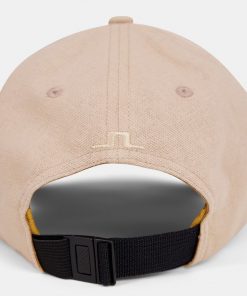 J.Lindeberg Elijah Linen Cap Summer Dunes