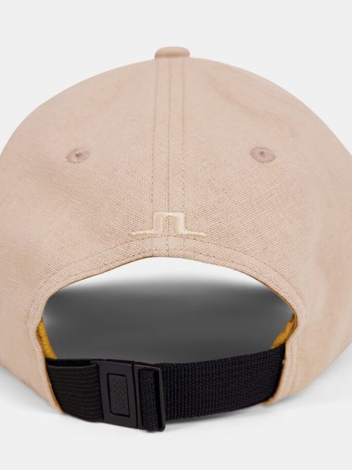 J.Lindeberg Elijah Linen Cap Summer Dunes