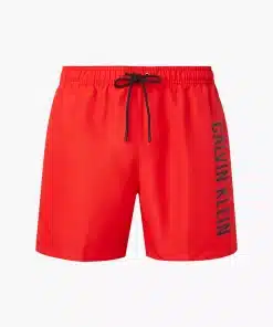 Calvin klein Medium Drawstring Swim Shorts Fierce Red