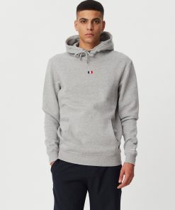 Les Deux Flag Hoodie Grey Melange