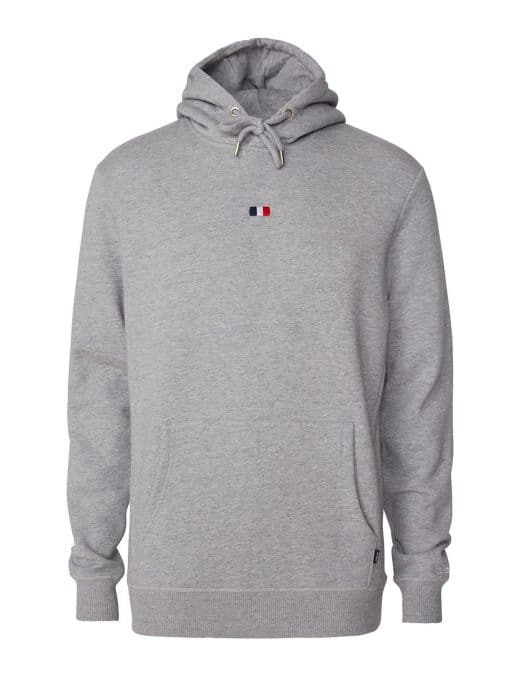Les Deux Flag Hoodie Grey Melange