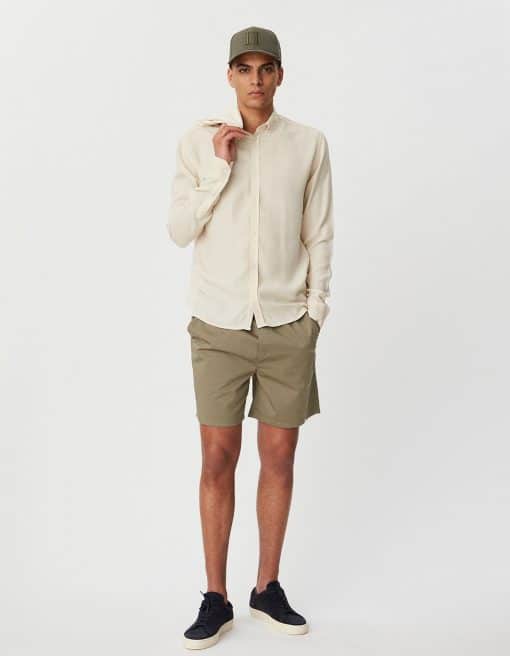 Les Deux Christoph Linen Shirt Ivory
