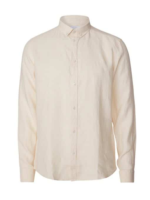 Les Deux Christoph Linen Shirt Ivory