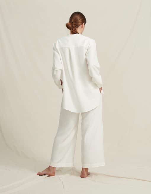 A Part of the Art Airy Shirt Soft Modal White