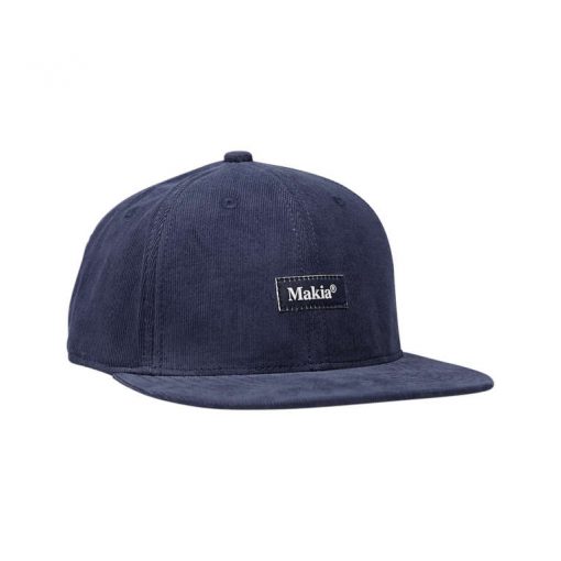 Makia Corduroy Cap Navy