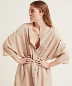 A Part of the Art Flow Dress Warm Sand