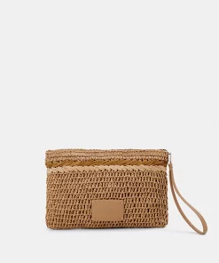 Esprit Straw bag Camel