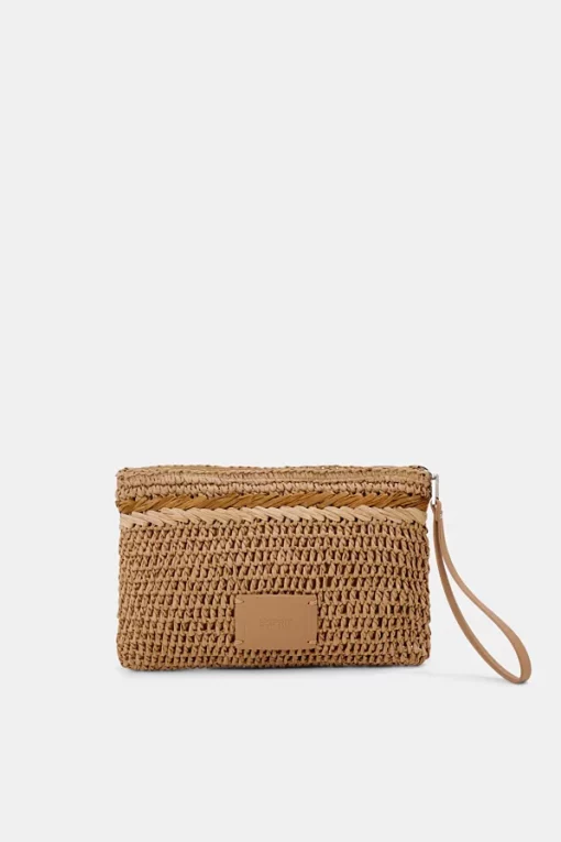 Esprit Straw bag Camel