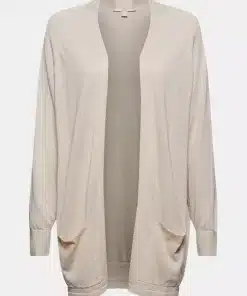 Esprit Linen Blend Cardigan Light Beige