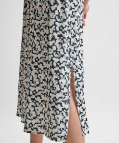 Selected Femme Paulina Midi Skirt Black