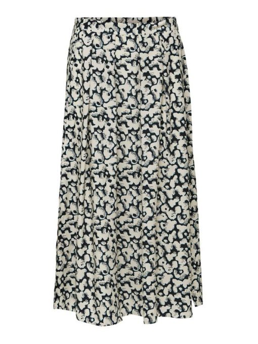 Selected Femme Paulina Midi Skirt Black