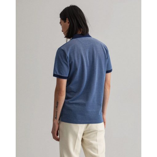 Gant 4-Color Oxford Piqué Rugger Shirt Persian Blue