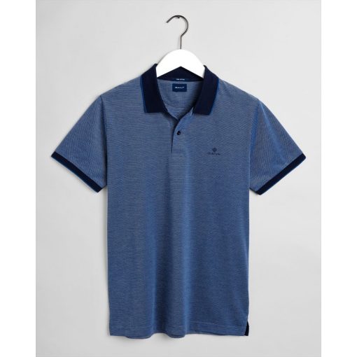 Gant 4-Color Oxford Piqué Rugger Shirt Persian Blue