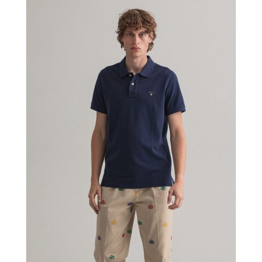 Gant Original Pique Rugger Evening Blue