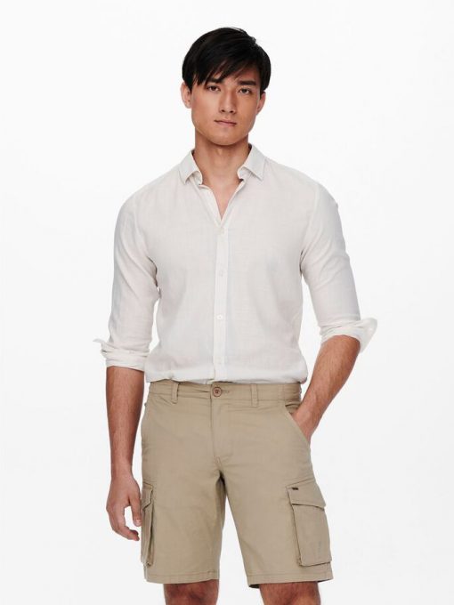 Only & Sons Keon Life Shirt Glacier Gray