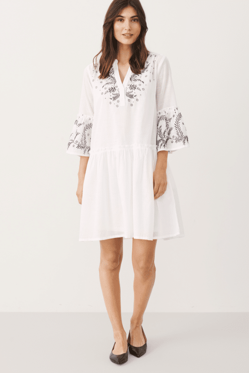 Part Two Sophia Dress White