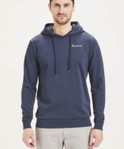 Knowledge Cotton Apparel Elm Transfer Hood Total Eclipse