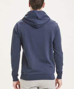 Knowledge Cotton Apparel Elm Transfer Hood Total Eclipse