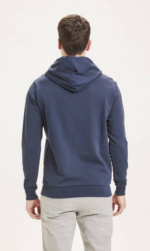 Knowledge Cotton Apparel Elm Transfer Hood Total Eclipse